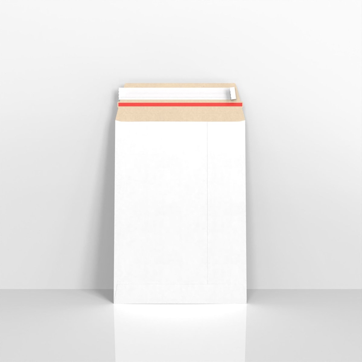 White All Board Envelopes - Pocket Without Window