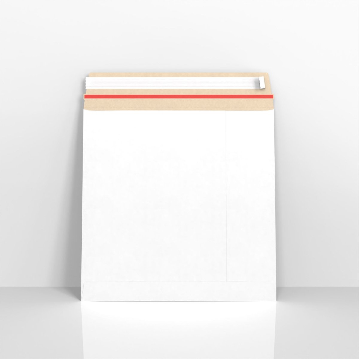 White All Board Envelopes - Pocket Without Window Square - 260 x 260mm