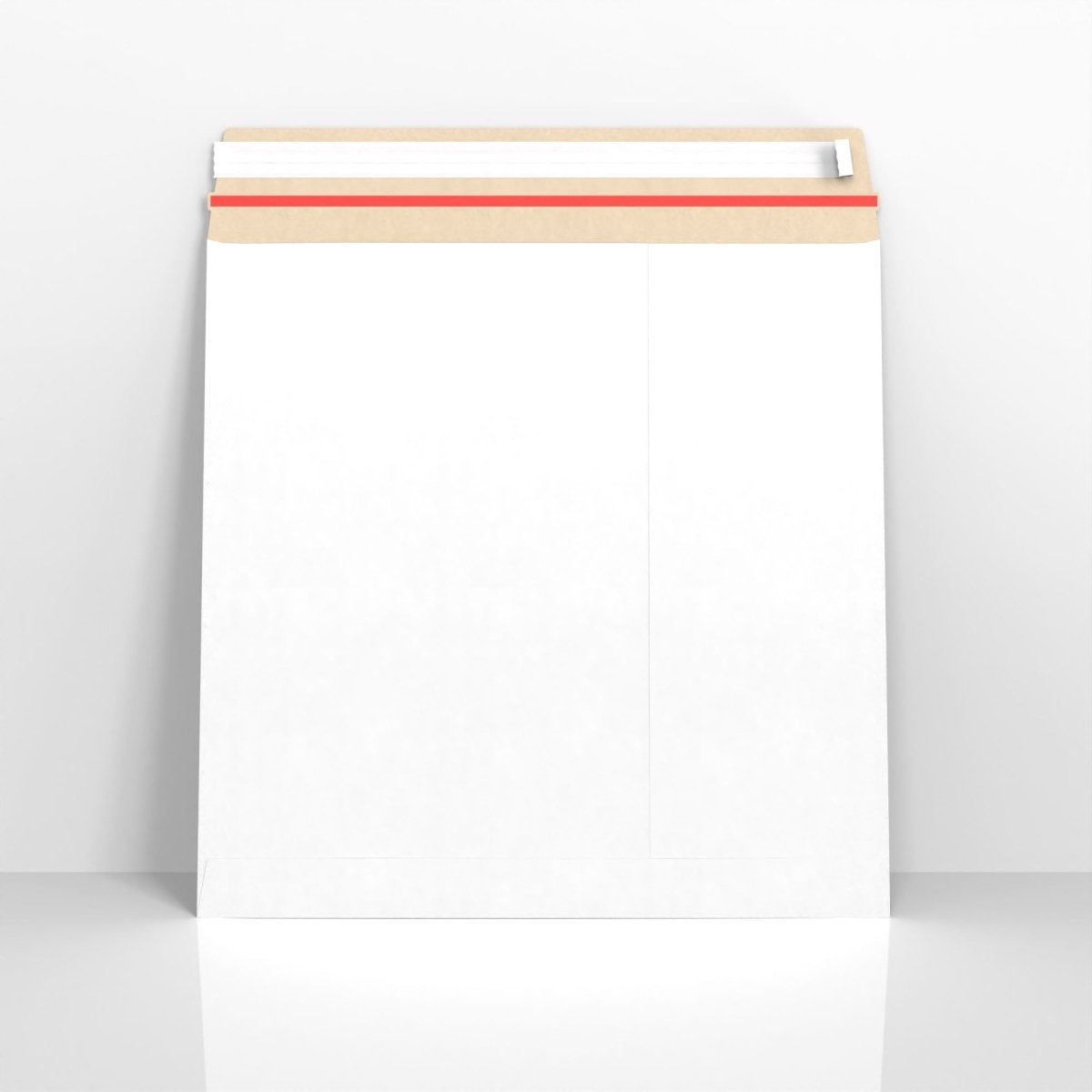 White All Board Envelopes - Pocket Without Window Square - 300 x 300mm