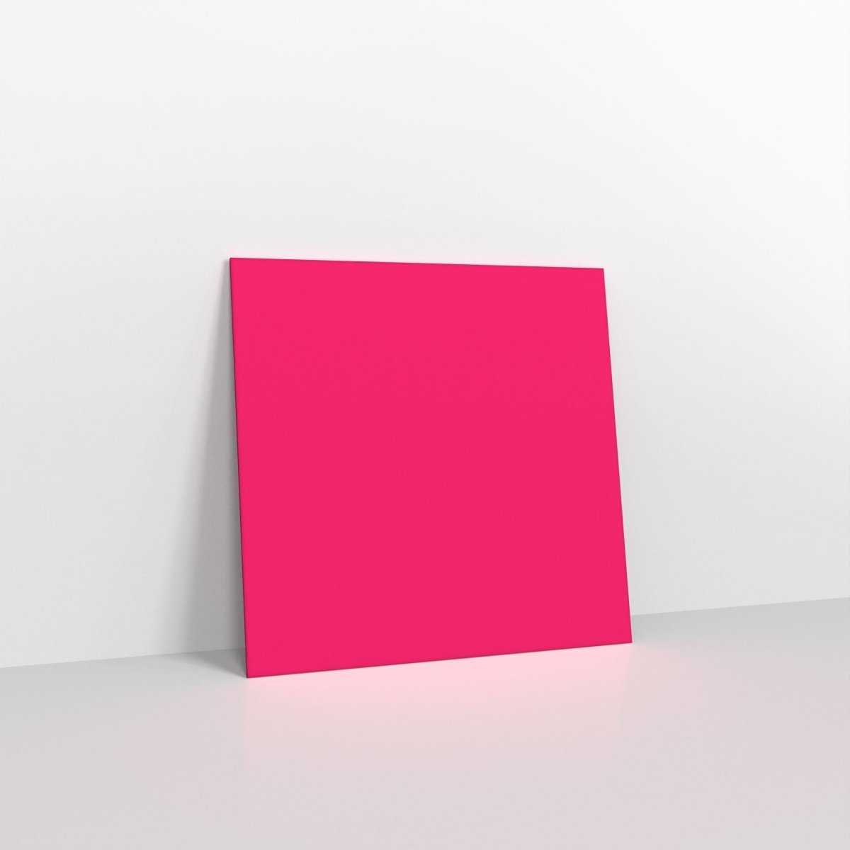 Fuchsia Pink Coloured Gummed V Flap Envelopes - Square - 116 x 116mm