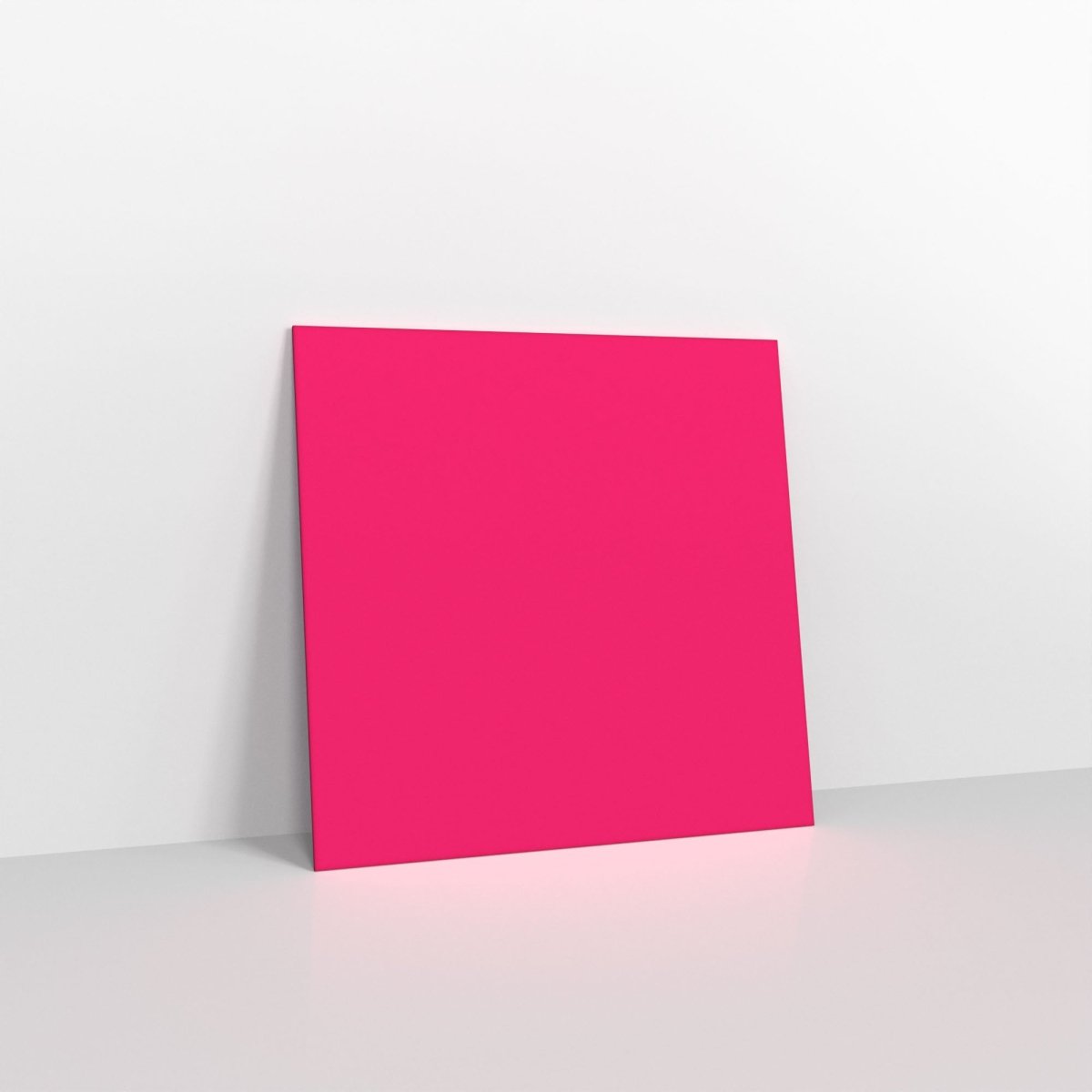 Fuchsia Pink Coloured Gummed V Flap Envelopes - Square - 130 x 130mm