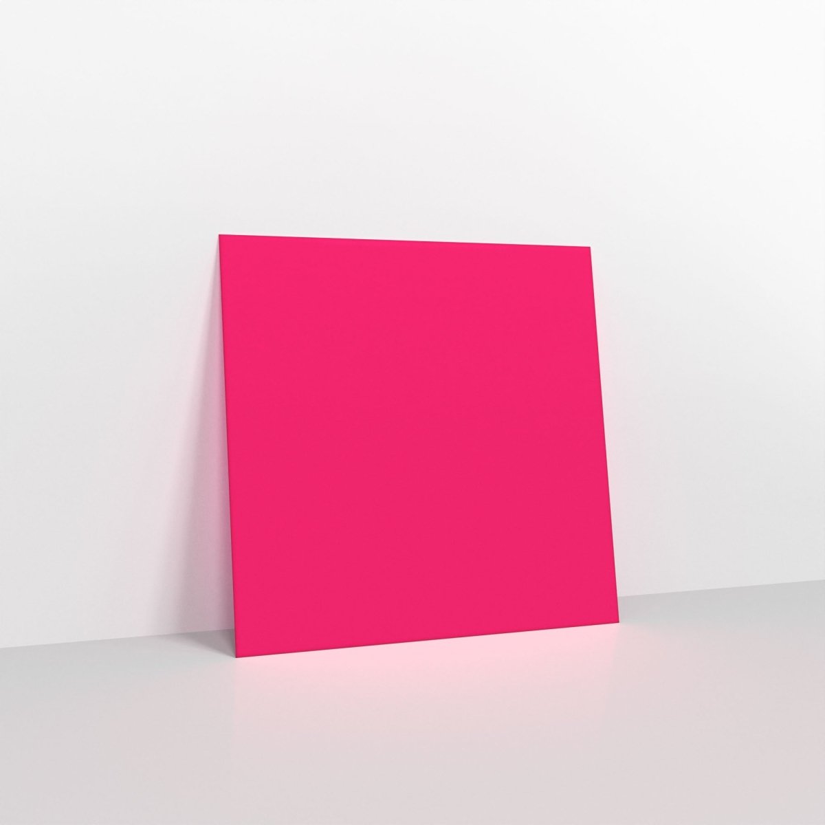 Fuchsia Pink Coloured Gummed V Flap Envelopes - Square - 140 x 140mm
