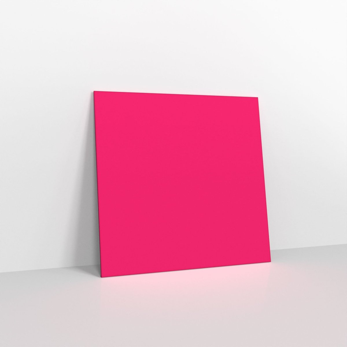 Fuchsia Pink Coloured Gummed V Flap Envelopes - Square - 155 x 155mm