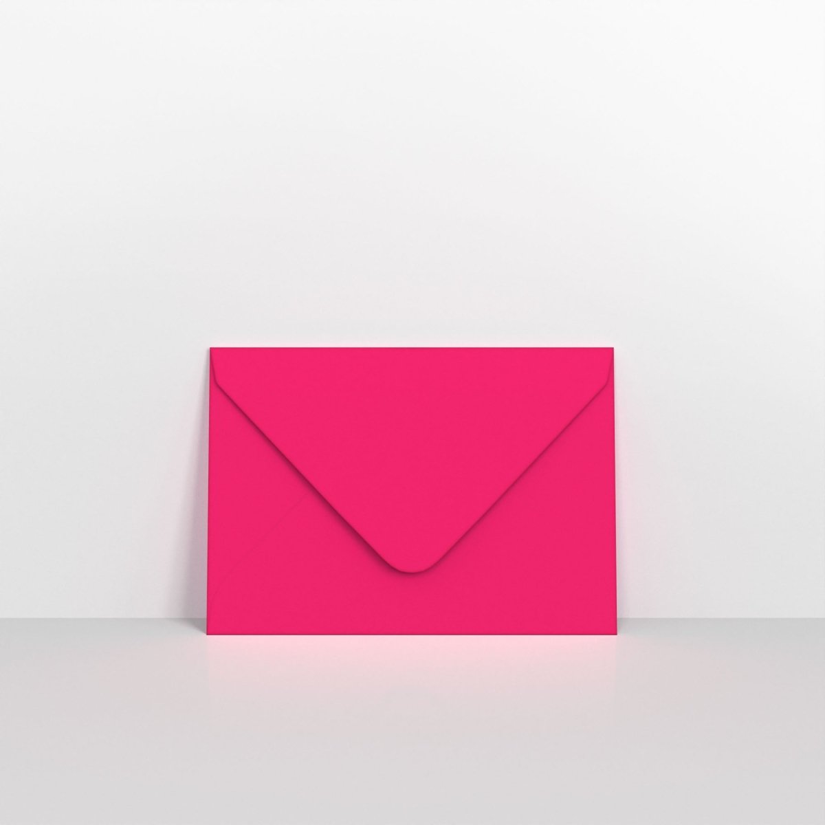 Fuchsia Pink Coloured Gummed V Flap Envelopes - C7 - 82 x 113mm