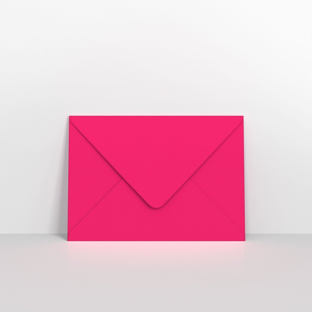 Fuchsia Pink Coloured Gummed V Flap Envelopes - C5 - 162 x 229mm