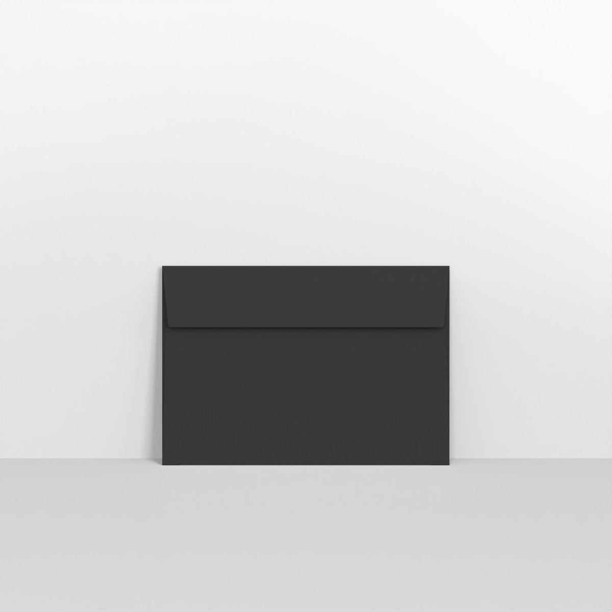 Black Coloured Peel and Seal Envelopes - Without Window C6 - 114 x 162mm