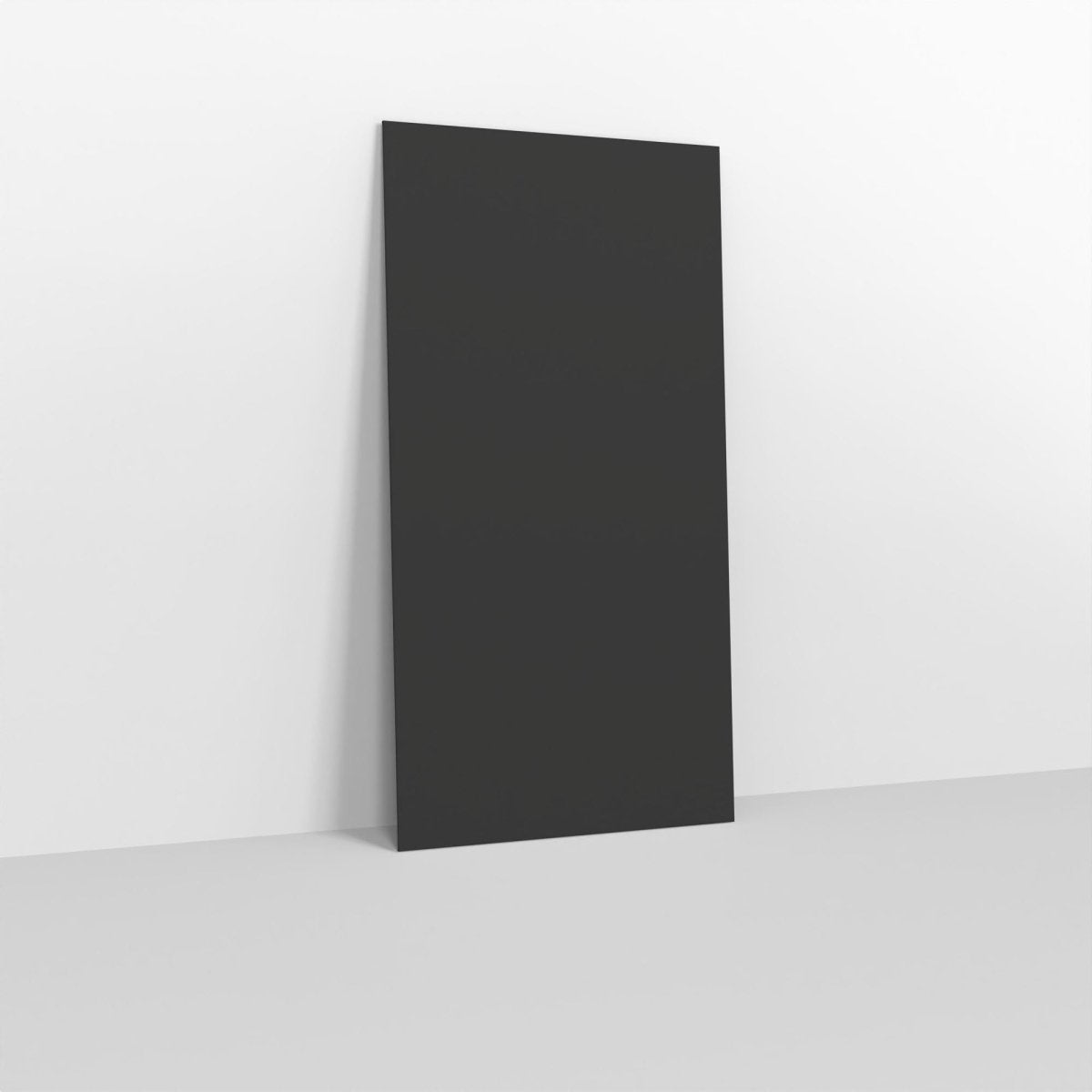 Black Coloured Peel and Seal Envelopes - Without Window DL - 220 x 110mm