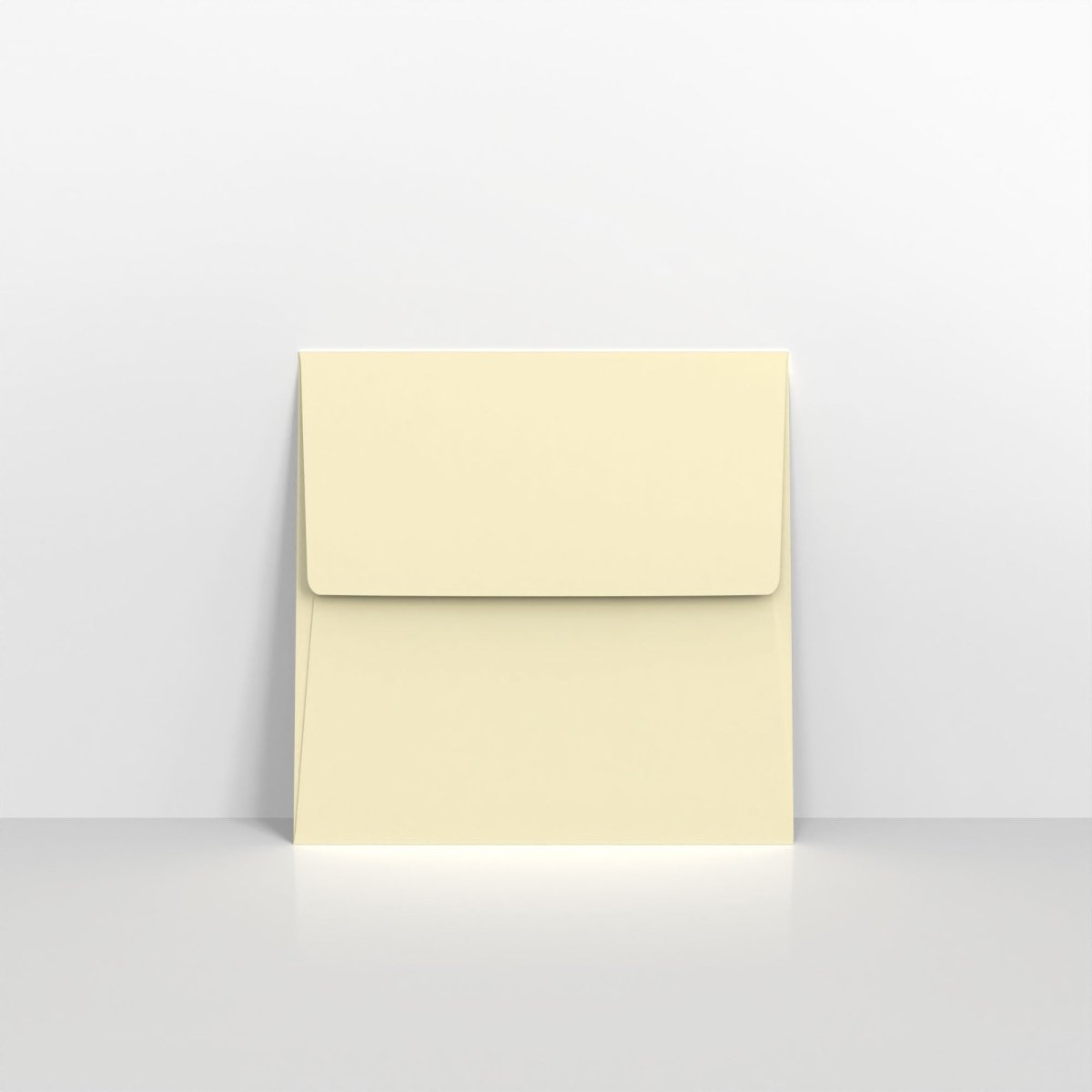 Pale Yellow Tuck Flap Pearlescent Envelopes - Square - 175 x 175mm