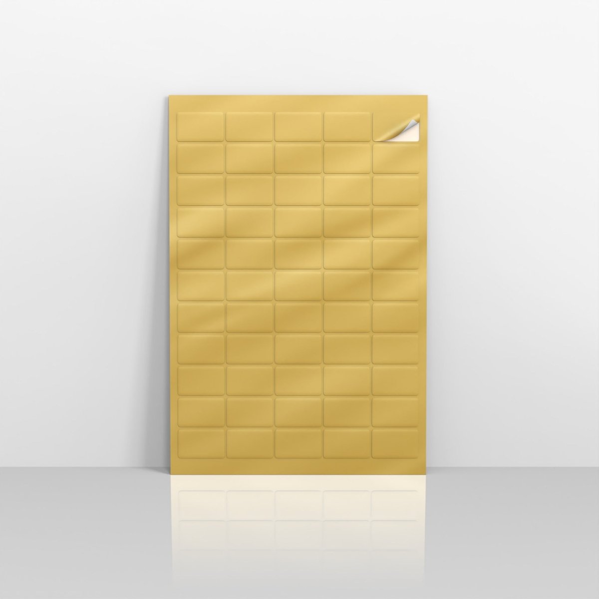 Rectangular Labels - Gold 36 x 22mm