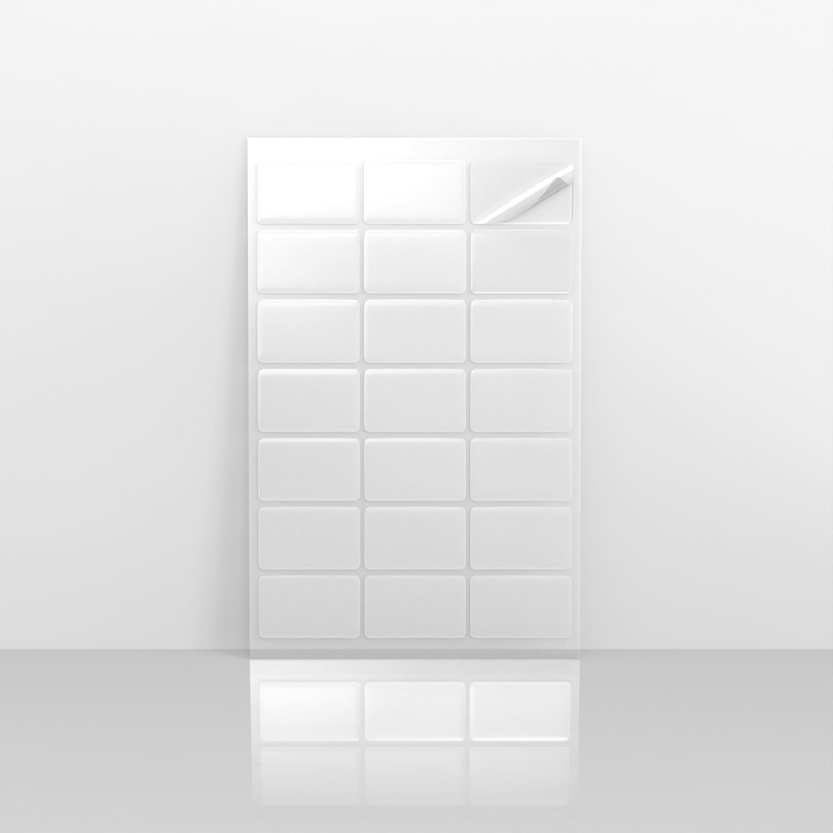Rectangular Labels - Clear 64 x 38mm