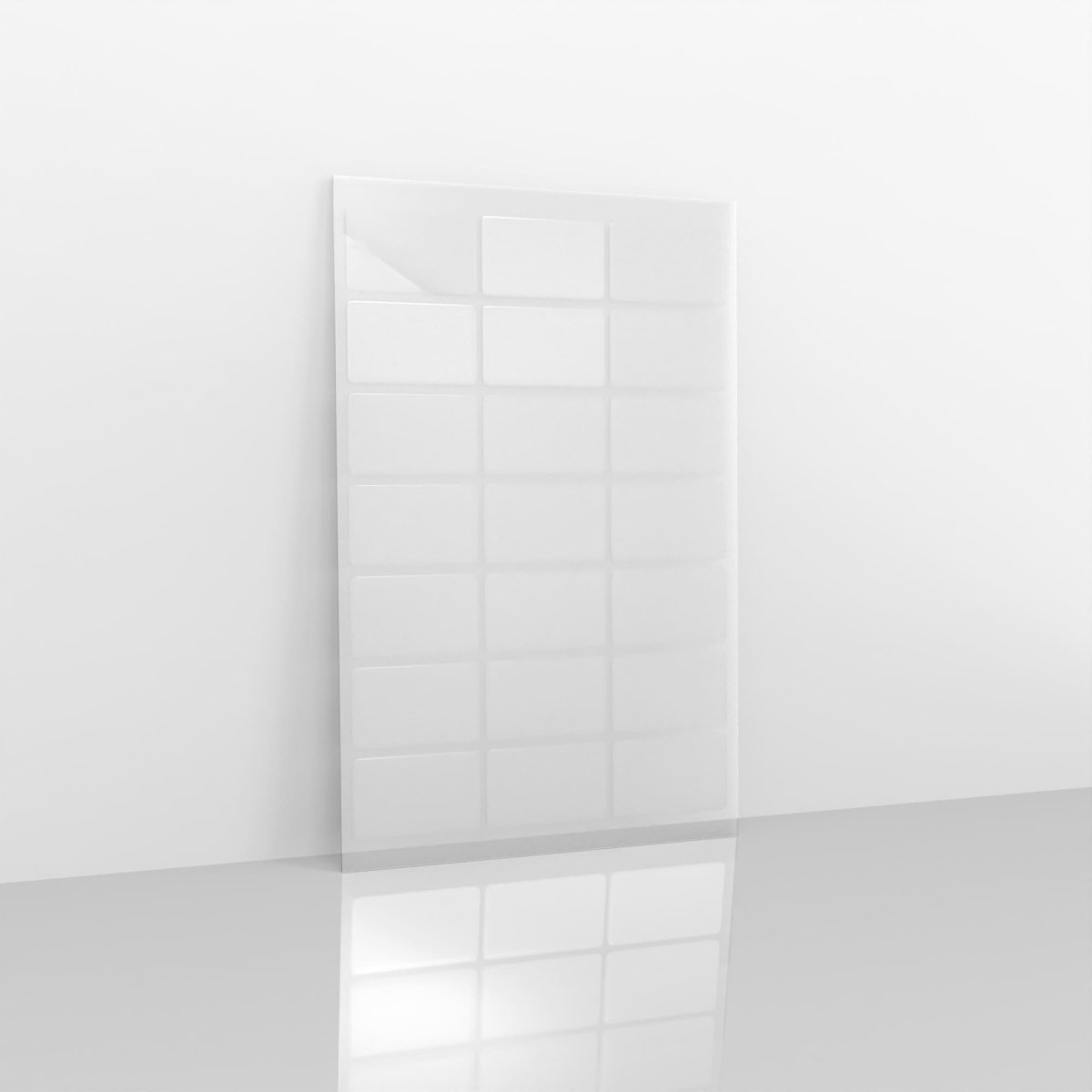 Rectangular Labels - Clear 64 x 38mm