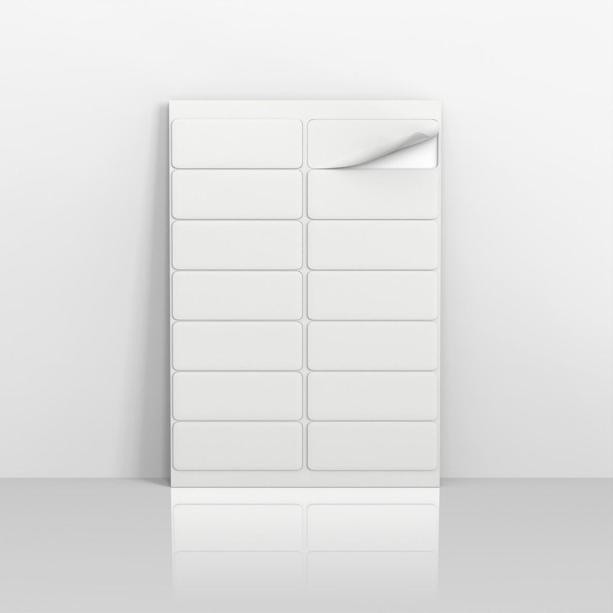 Rectangular Labels - Diamond White 99 x 38mm