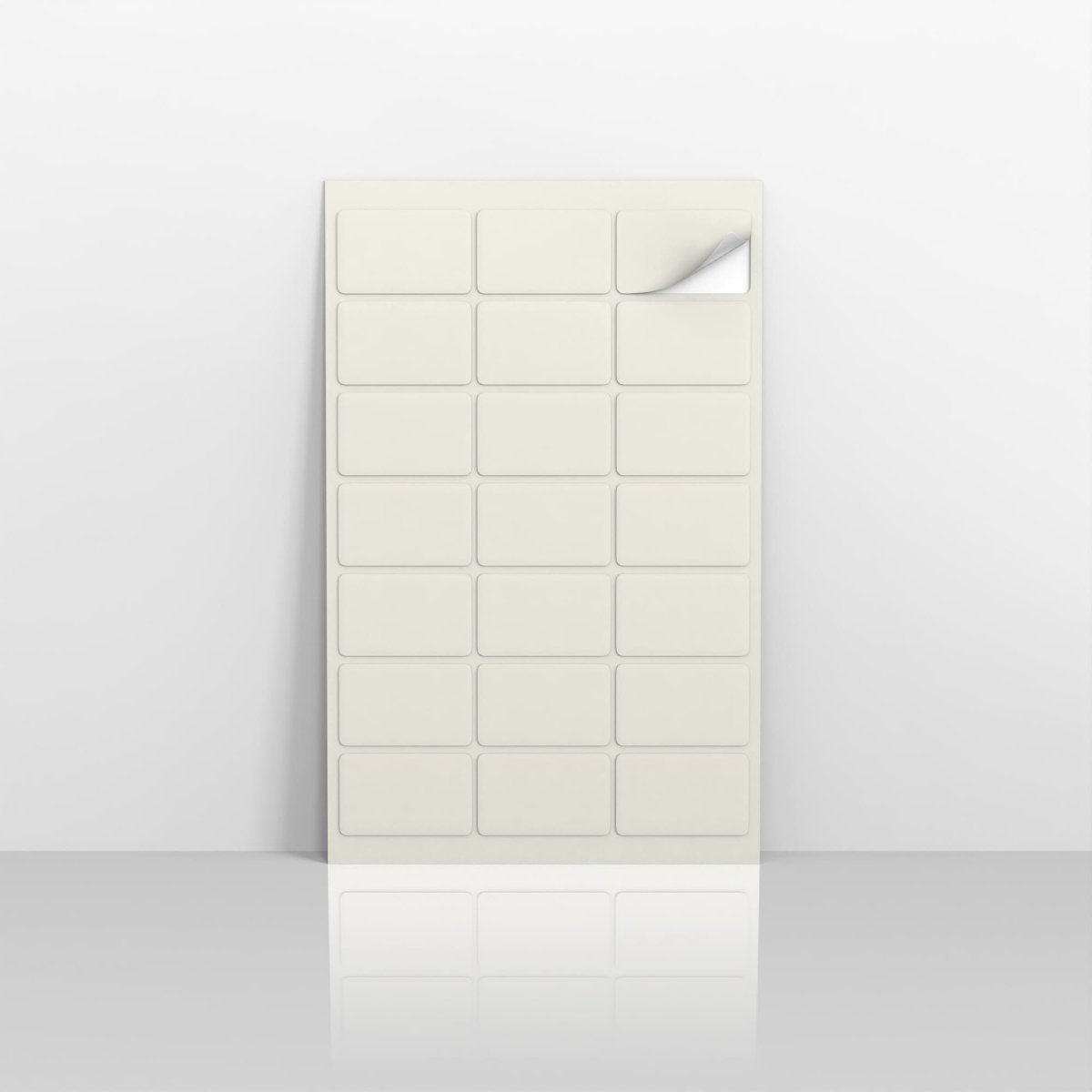 Rectangular Labels - White 100% Eco 64 x 38mm