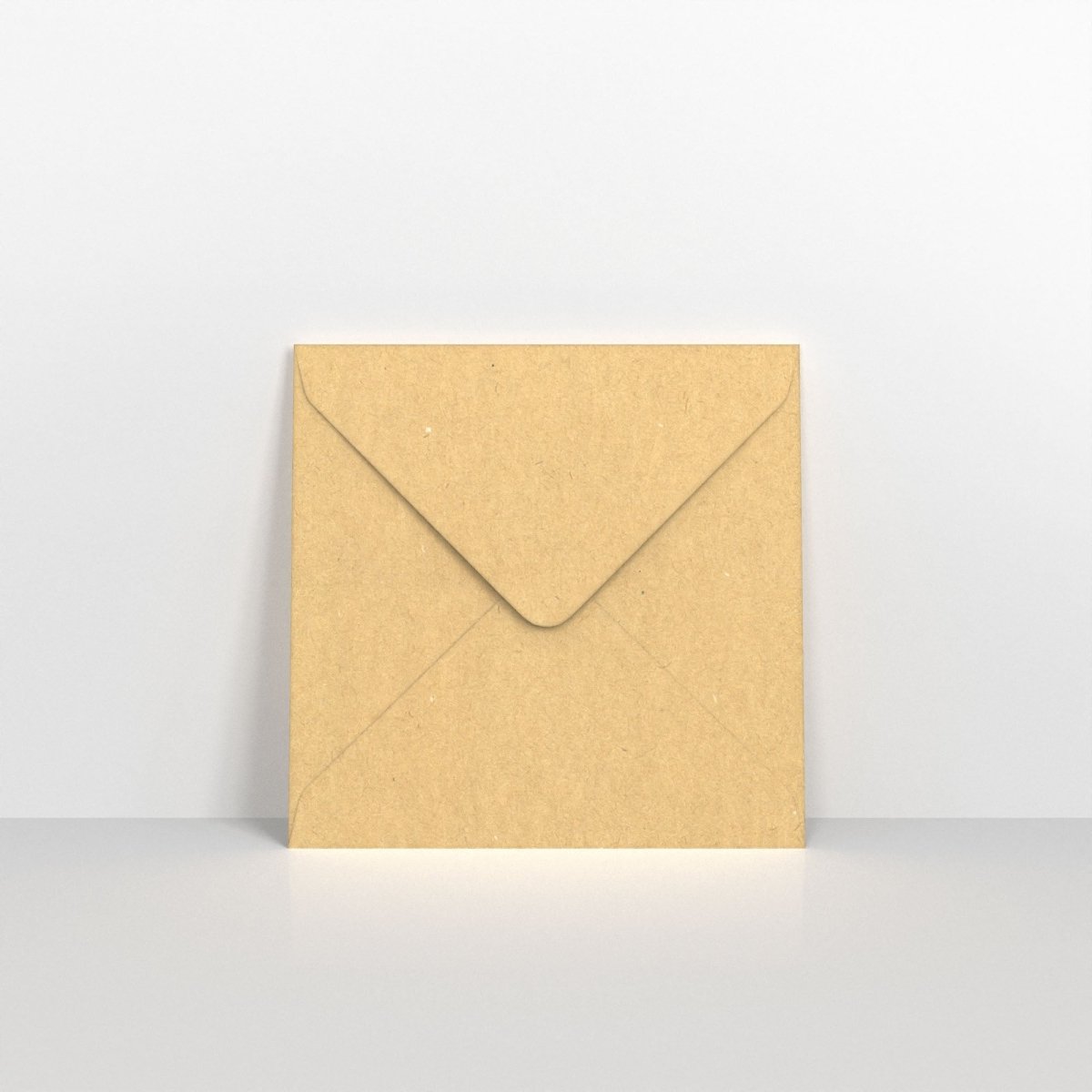 Recycled Kraft Fleck V Flap Envelopes - 110gsm Square - 116 x 116mm