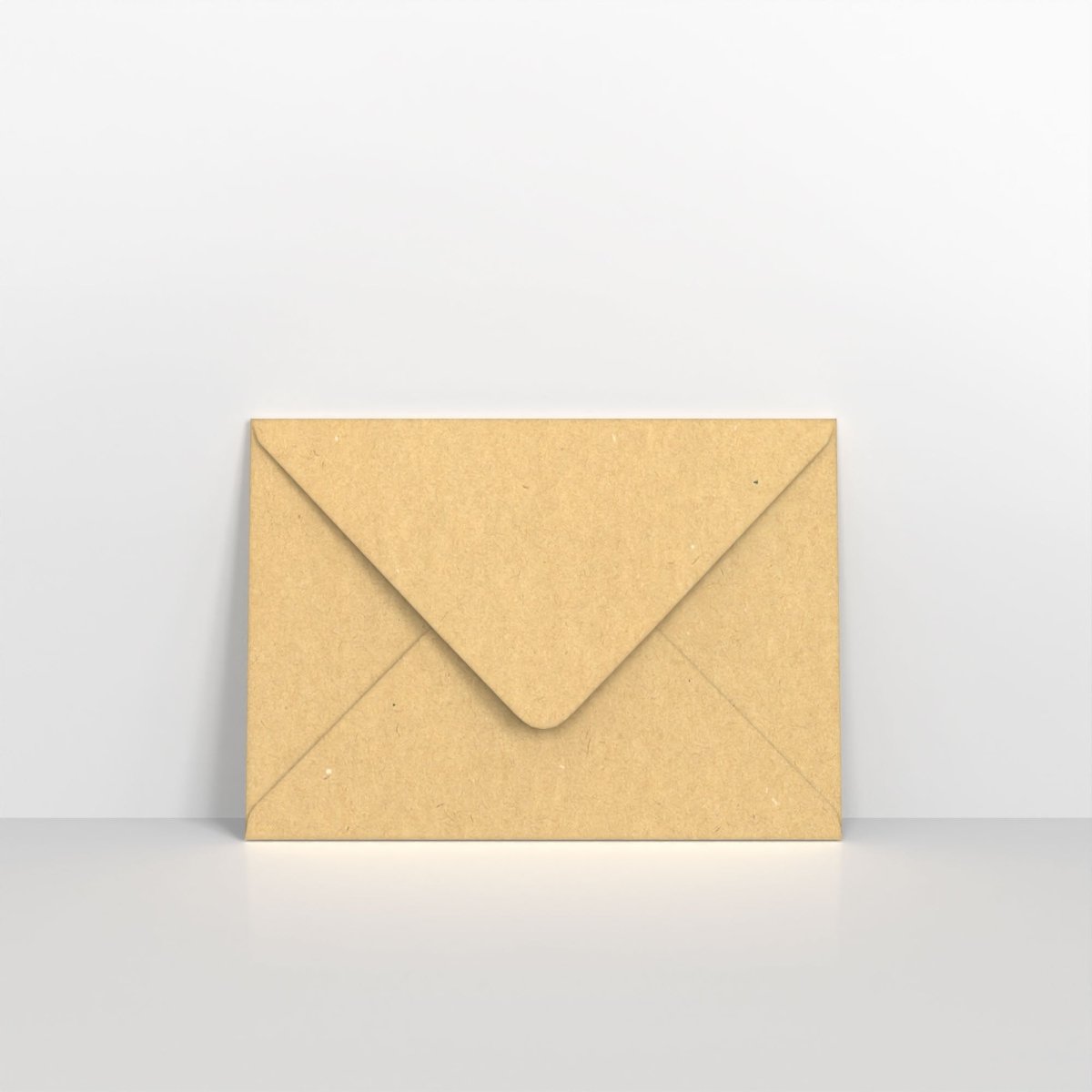 Recycled Kraft Fleck V Flap Envelopes - 110gsm 152 x 216mm