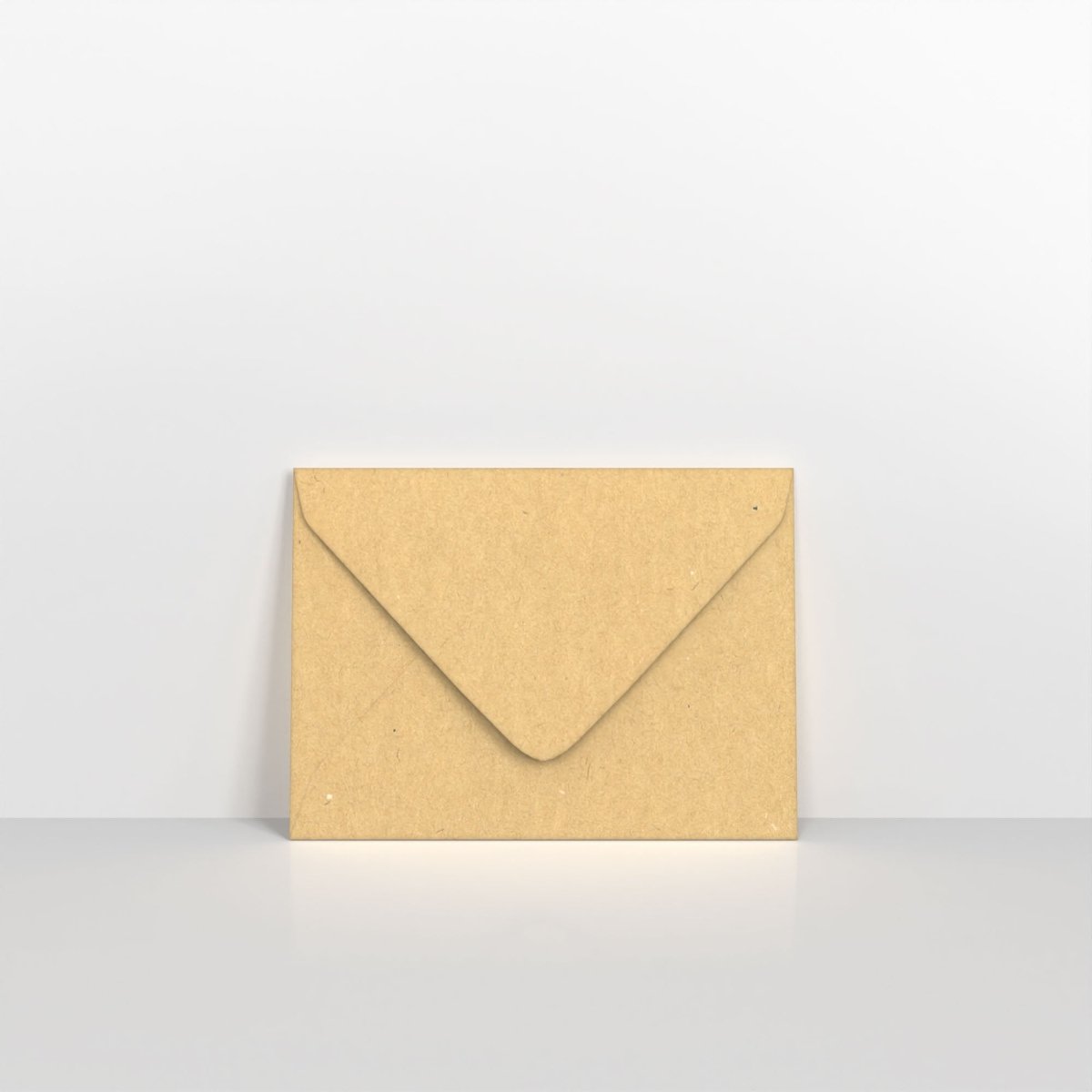 Recycled Kraft Fleck V Flap Envelopes - 110gsm