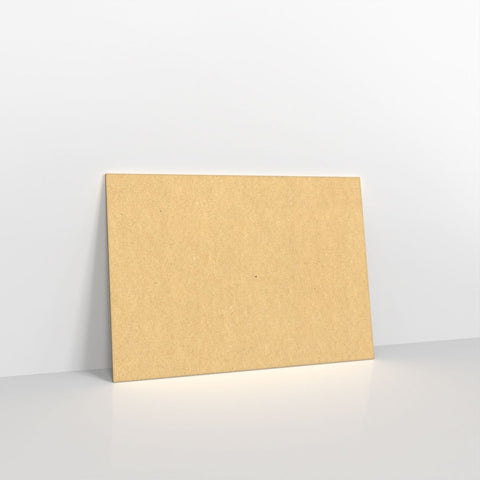 B02C5 - Recycled Kraft Fleck V Flap Envelopes - Greeting Card Envelopes