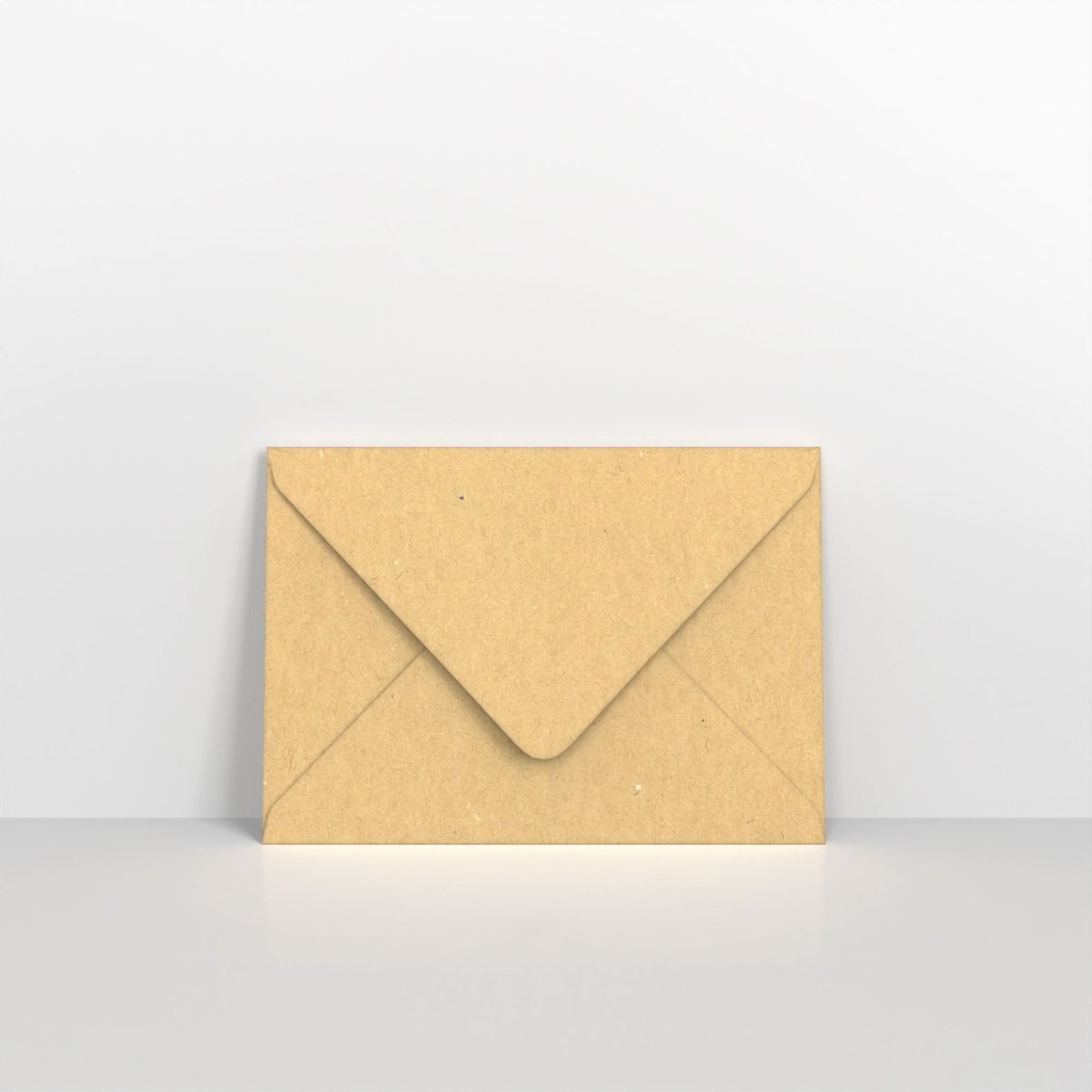 Recycled Kraft Fleck 110gsm V Flap Envelopes - C6 - 114 x 162mm
