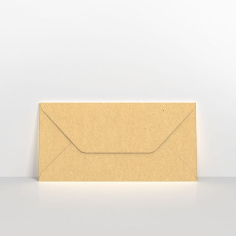 B02DL - Recycled Kraft Fleck V Flap Envelopes - Greeting Card Envelopes