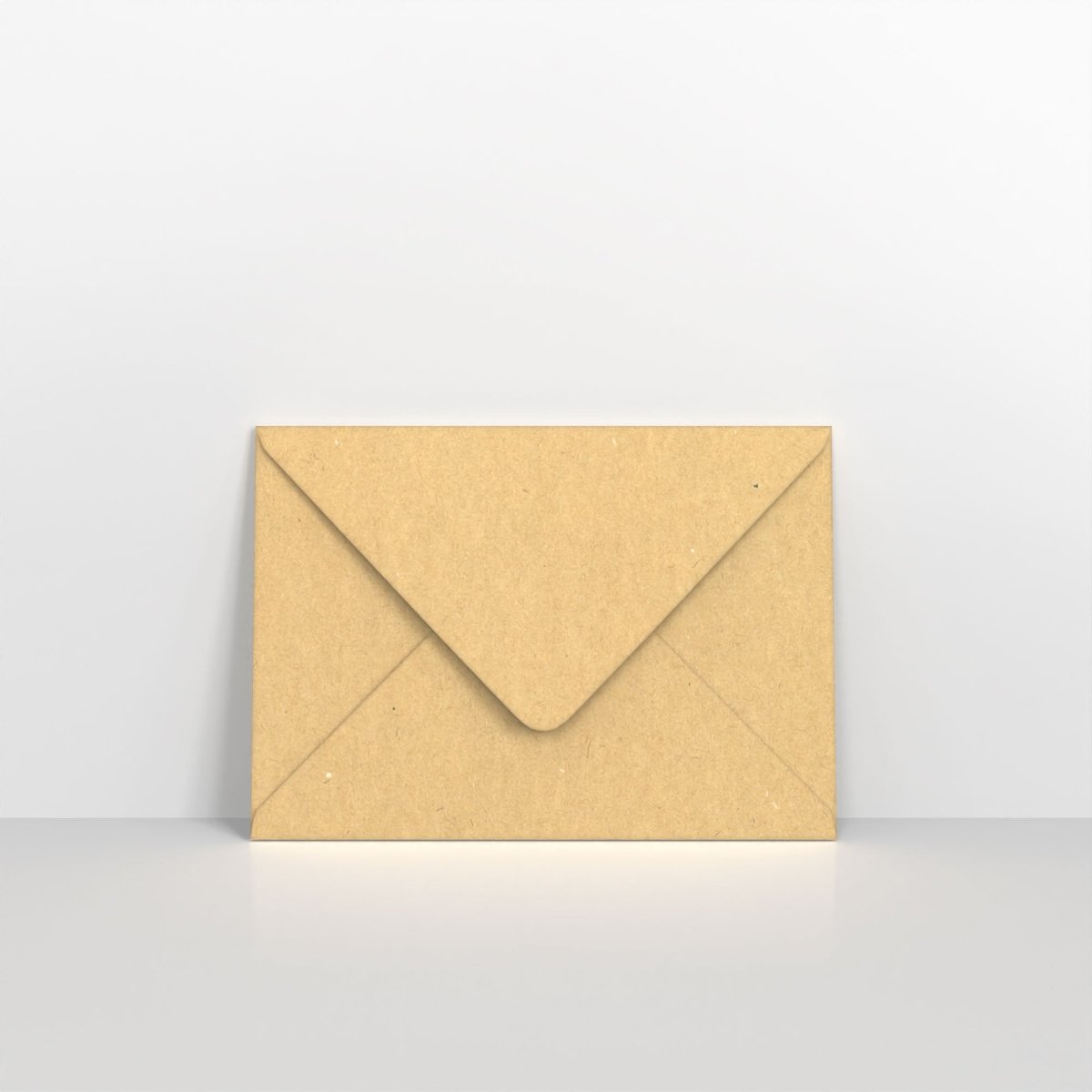 Recycled Kraft Fleck V Flap Envelopes - 125gsm 133 x 184mm