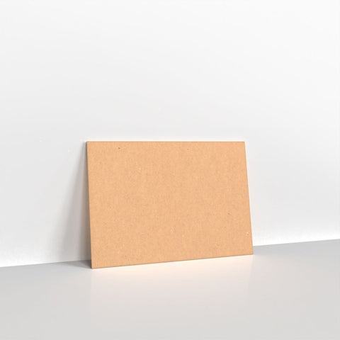 B0382 - Recycled Kraft Fleck V Flap Envelopes - Greeting Card Envelopes