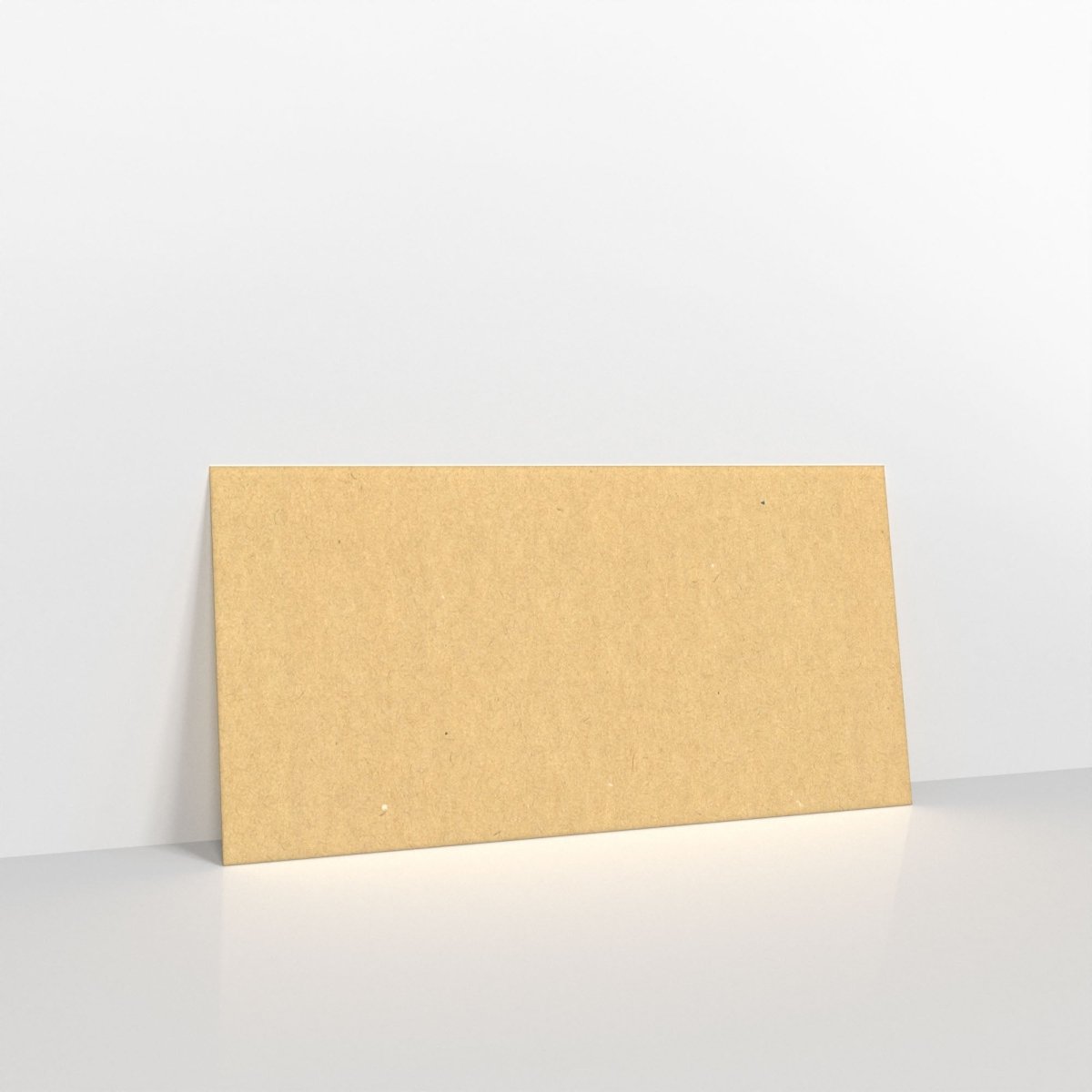Recycled Kraft Fleck V Flap Envelopes - 125gsm DL - 110 x 220mm