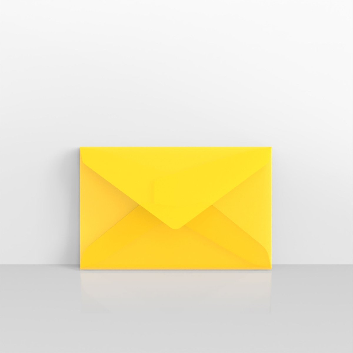 Translucent Yellow Peel & Seal Envelopes - 62 x 98mm
