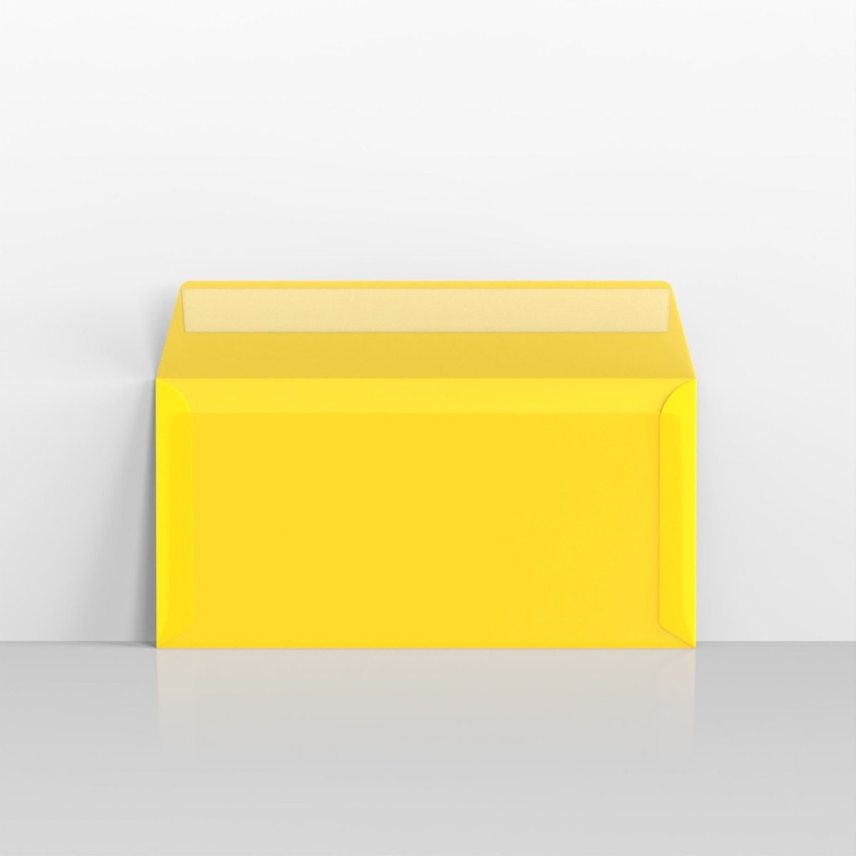 Translucent Yellow Peel & Seal Envelopes - DL - 110 x 220mm