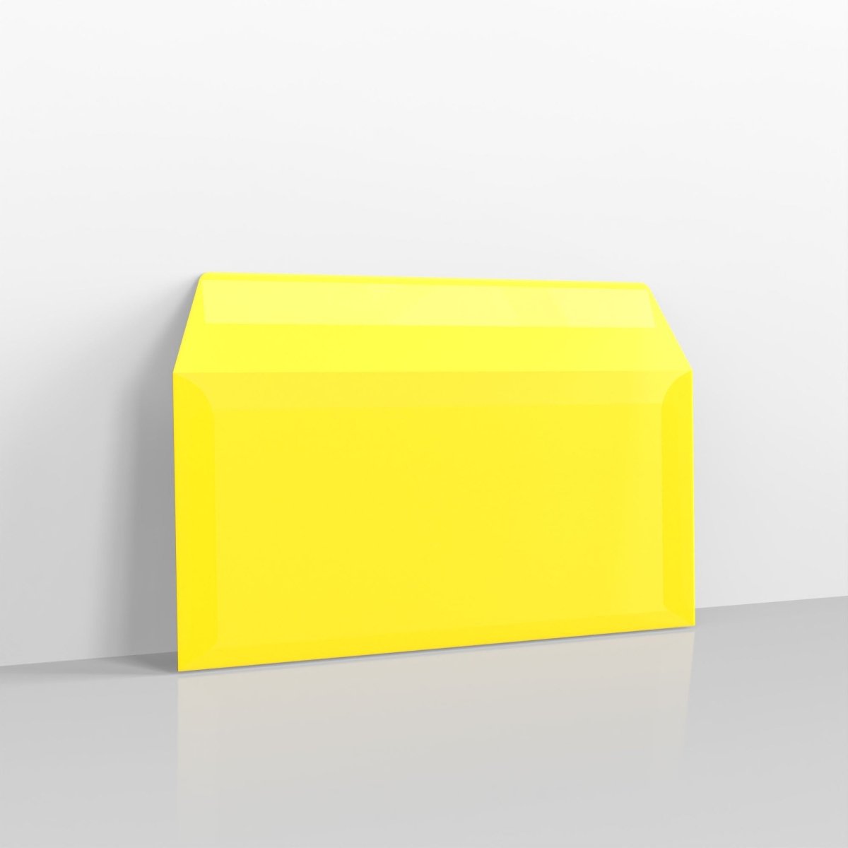 Translucent Yellow Peel & Seal Envelopes - DL - 110 x 220mm