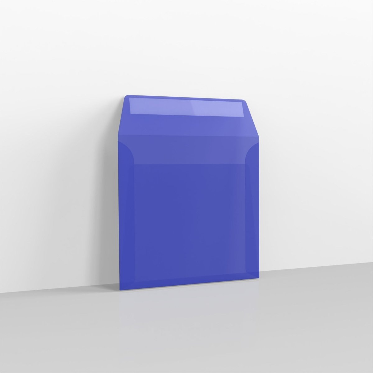 Translucent Blue Peel & Seal Envelopes - 160 x 160mm