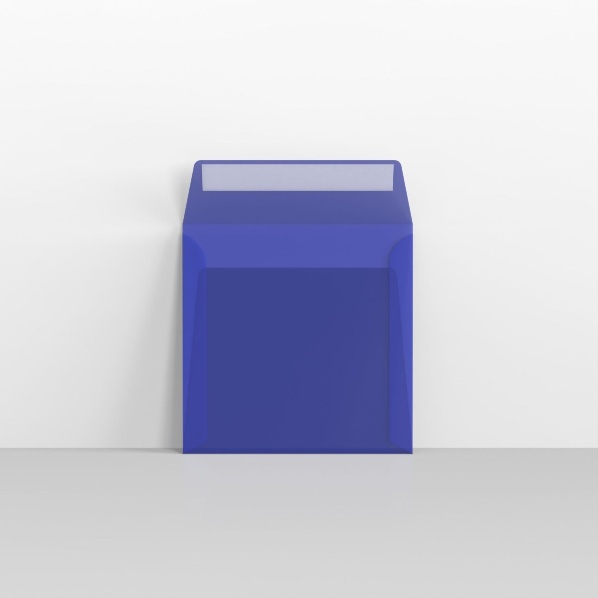 Translucent Blue Peel & Seal Envelopes - 160 x 160mm