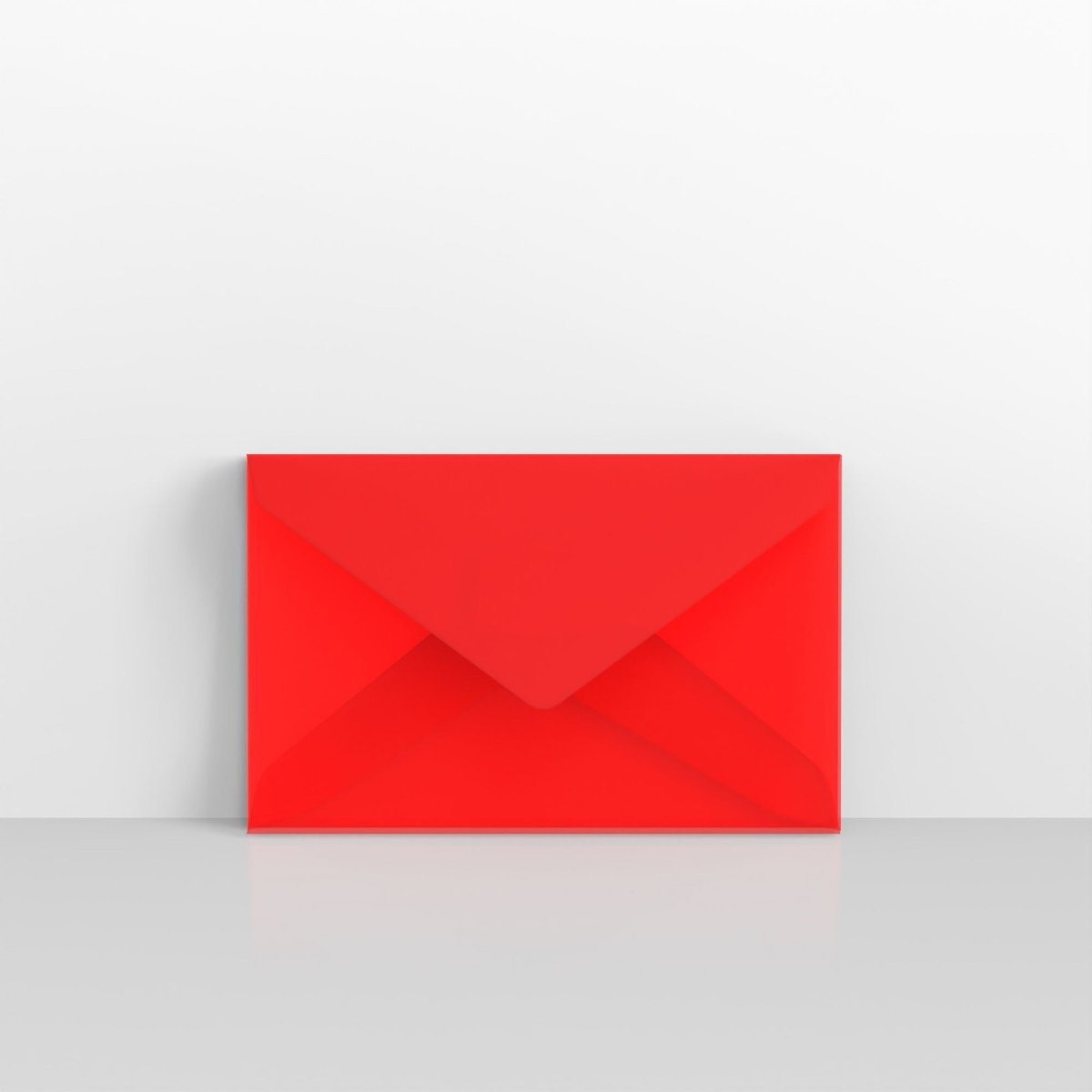 Translucent Red Peel & Seal Envelopes - 62 x 98mm