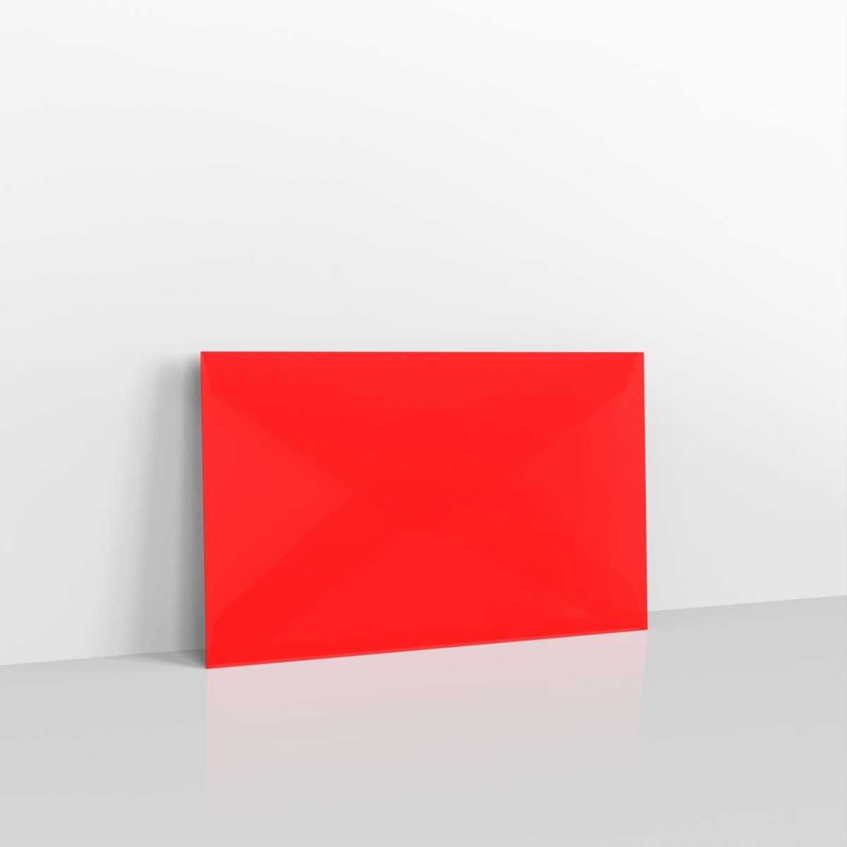 Translucent Red Peel & Seal Envelopes - 62 x 98mm