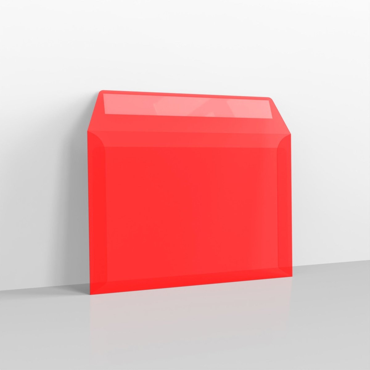 Translucent Red Peel & Seal Envelopes - C5 - 162 x 229mm