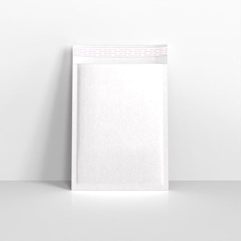 BP265180W - White Paper Finish Bubble Bag Mailers - Paper Finish Bubble Bag Mailers