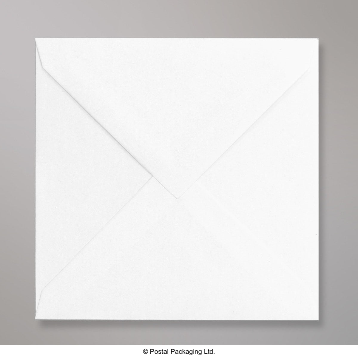 White Coloured V Flap Envelopes - Gummed 120gsm Square - 120 x 120mm