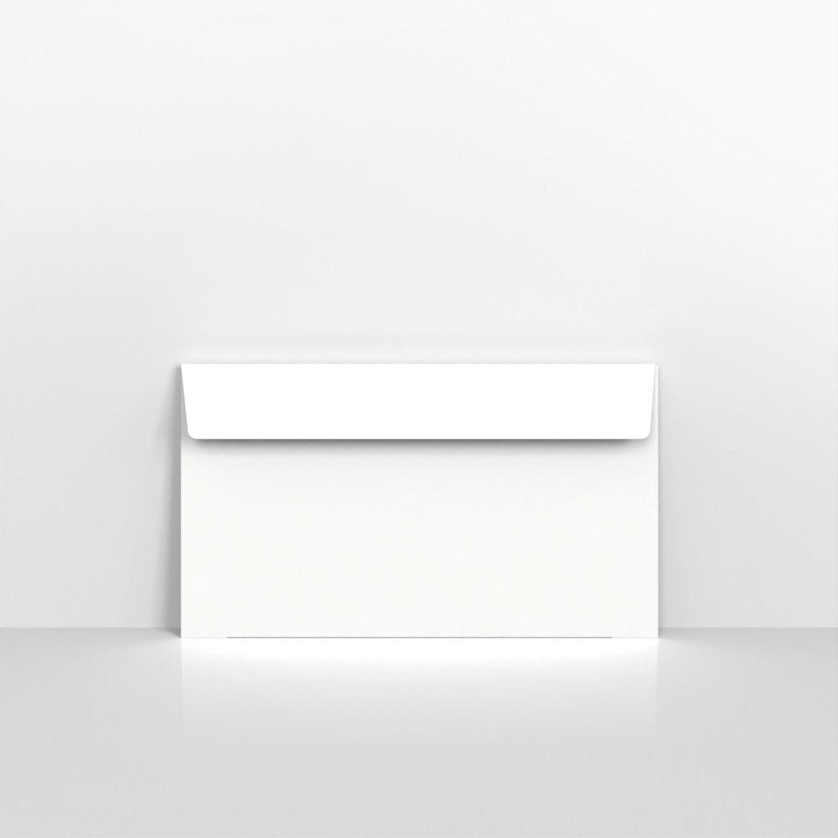 White Coloured V Flap Envelopes - Gummed 120gsm 133 x 197mm