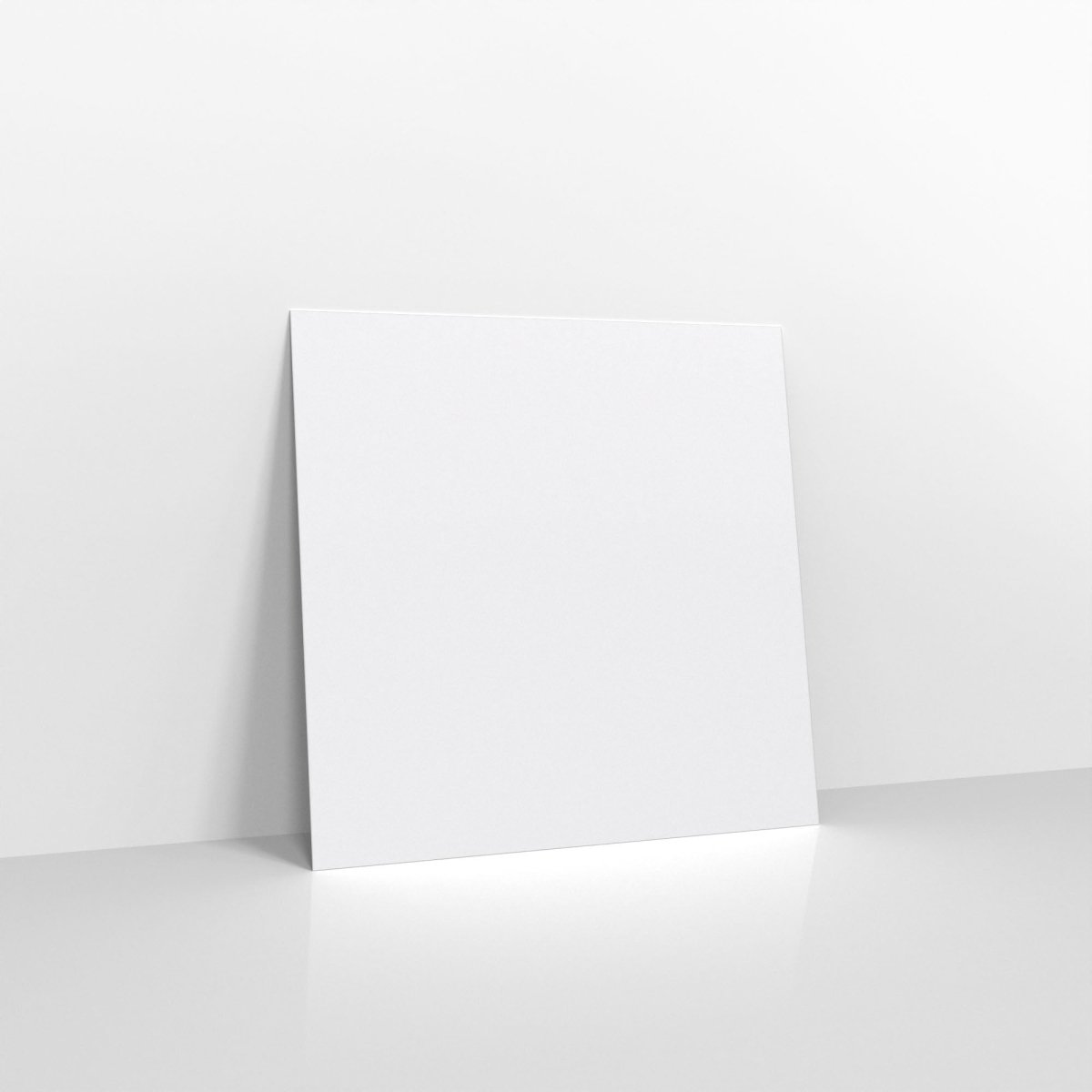 White Coloured V Flap Envelopes - Gummed 120gsm Square - 140 x 140mm