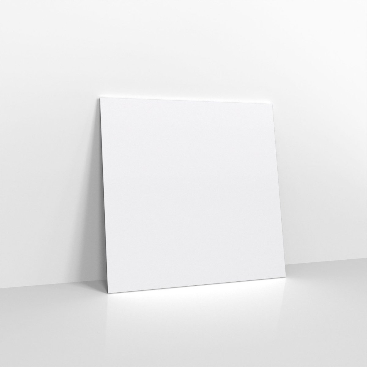 White Coloured V Flap Envelopes - Gummed 120gsm Square - 150 x 150mm