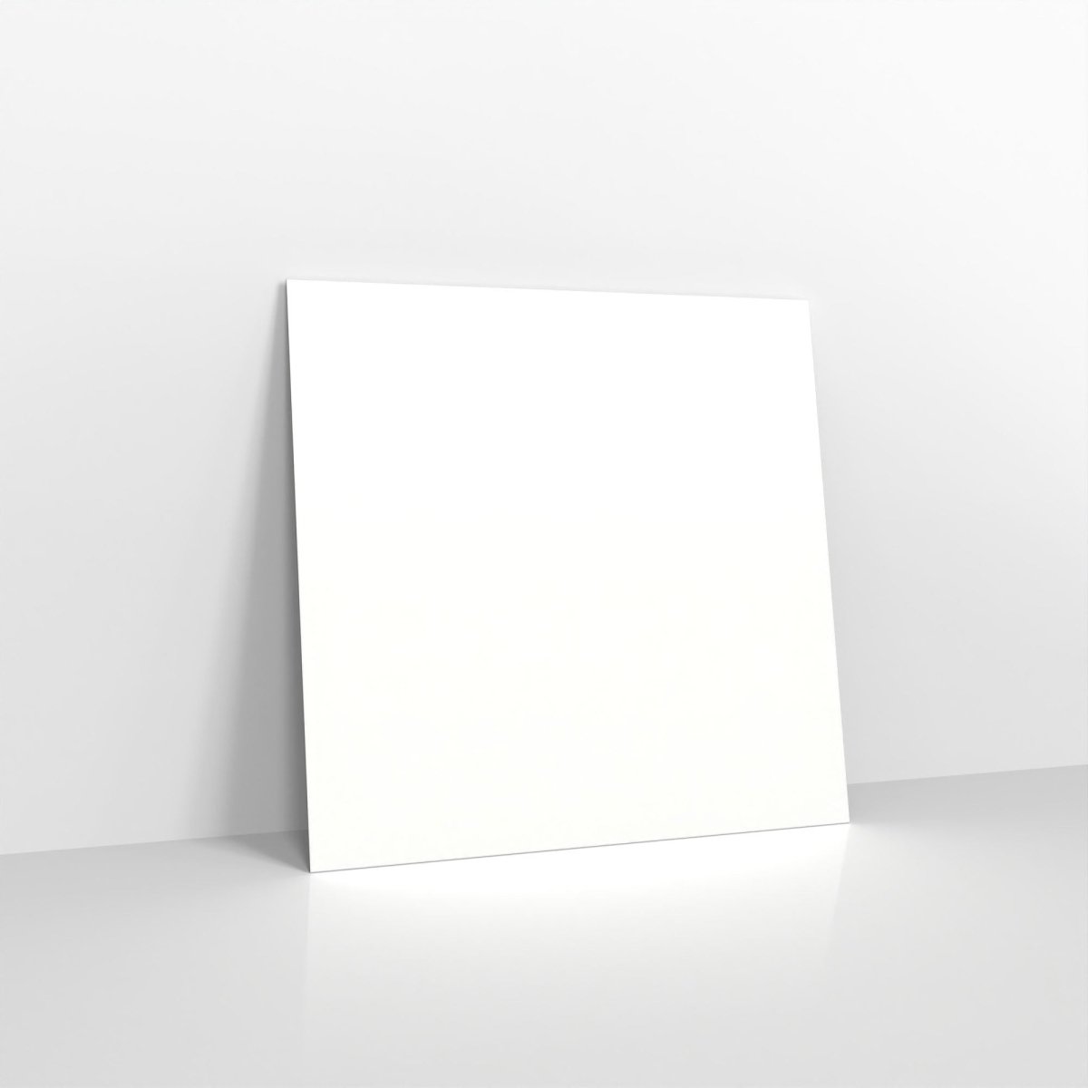 White Coloured V Flap Envelopes - Gummed 120gsm Square - 155 x 155mm
