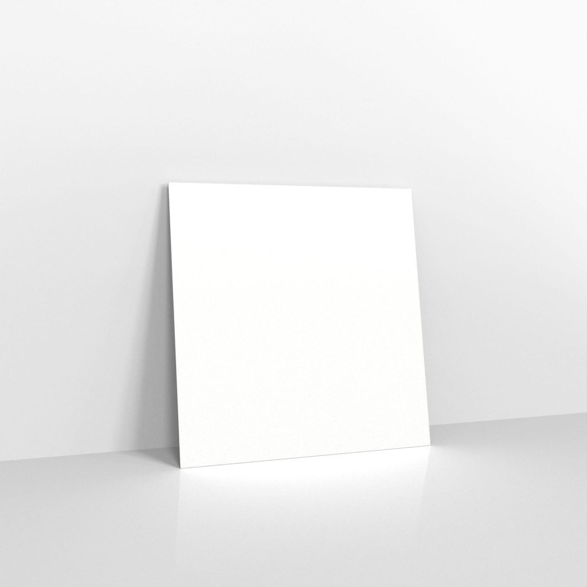 White Coloured V Flap Envelopes - Gummed 120gsm Square - 155 x 155mm