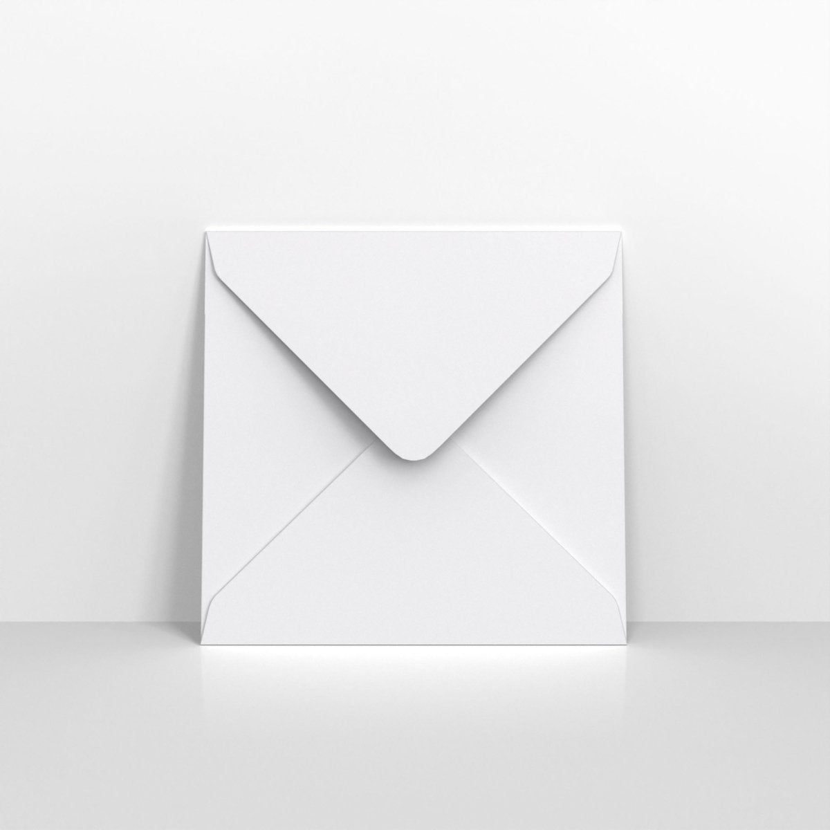 White Coloured V Flap Envelopes - Gummed 120gsm