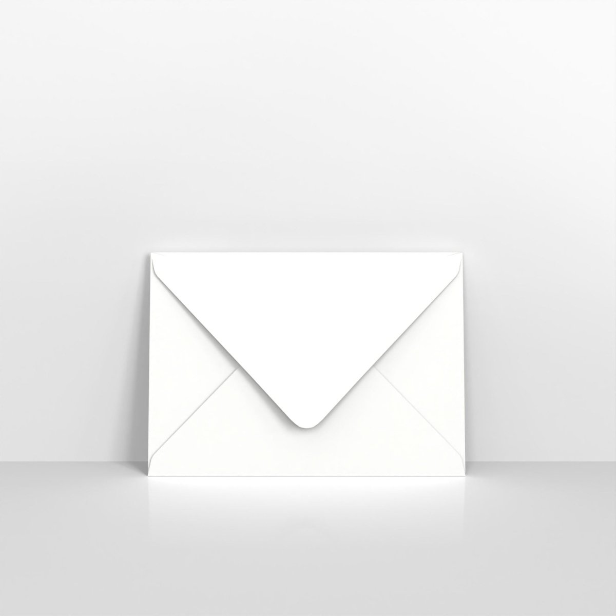 White Coloured V Flap Envelopes - Gummed 100gsm C6 - 114 x 162mm