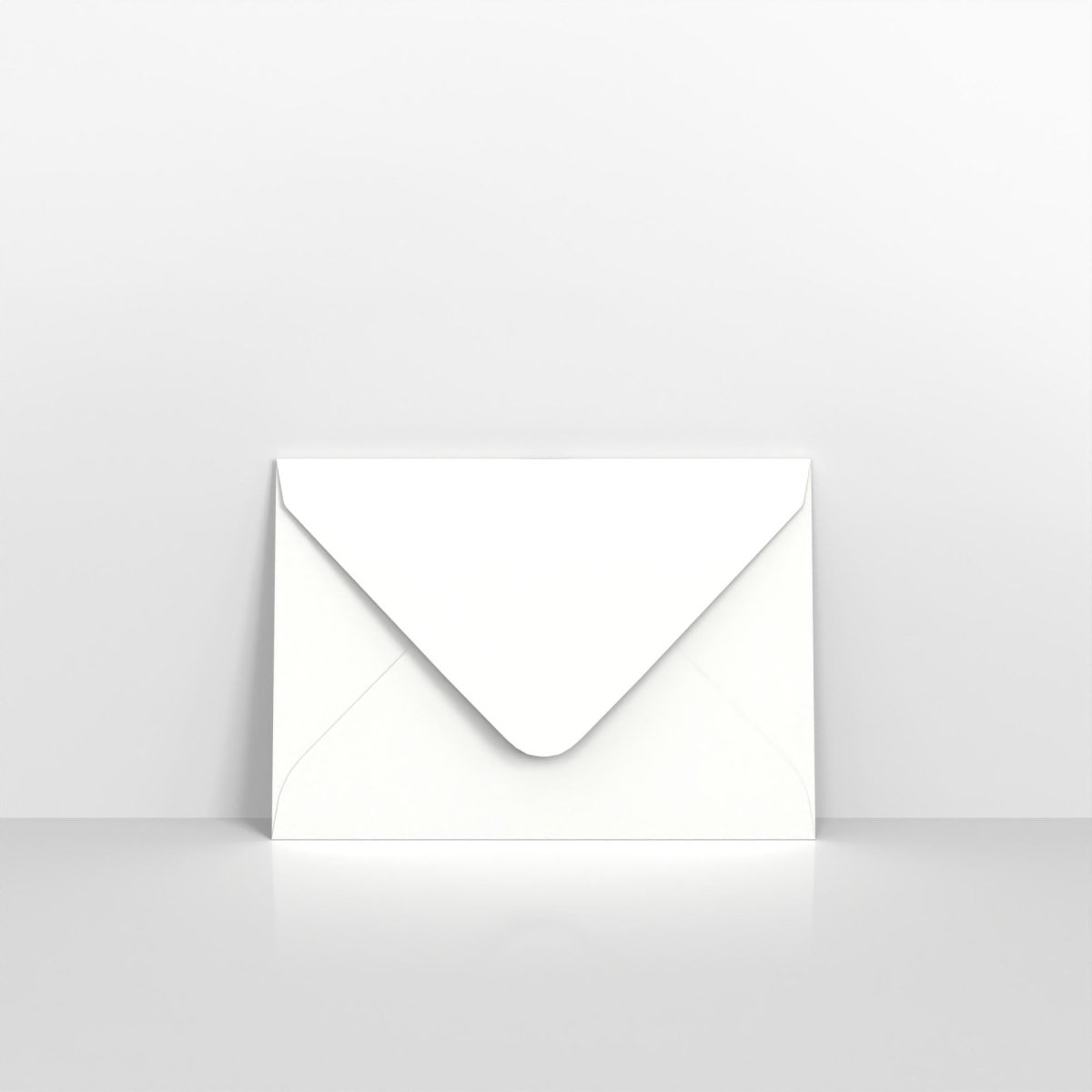 White Coloured V Flap Envelopes - Gummed 120gsm C7 - 82 x 113mm