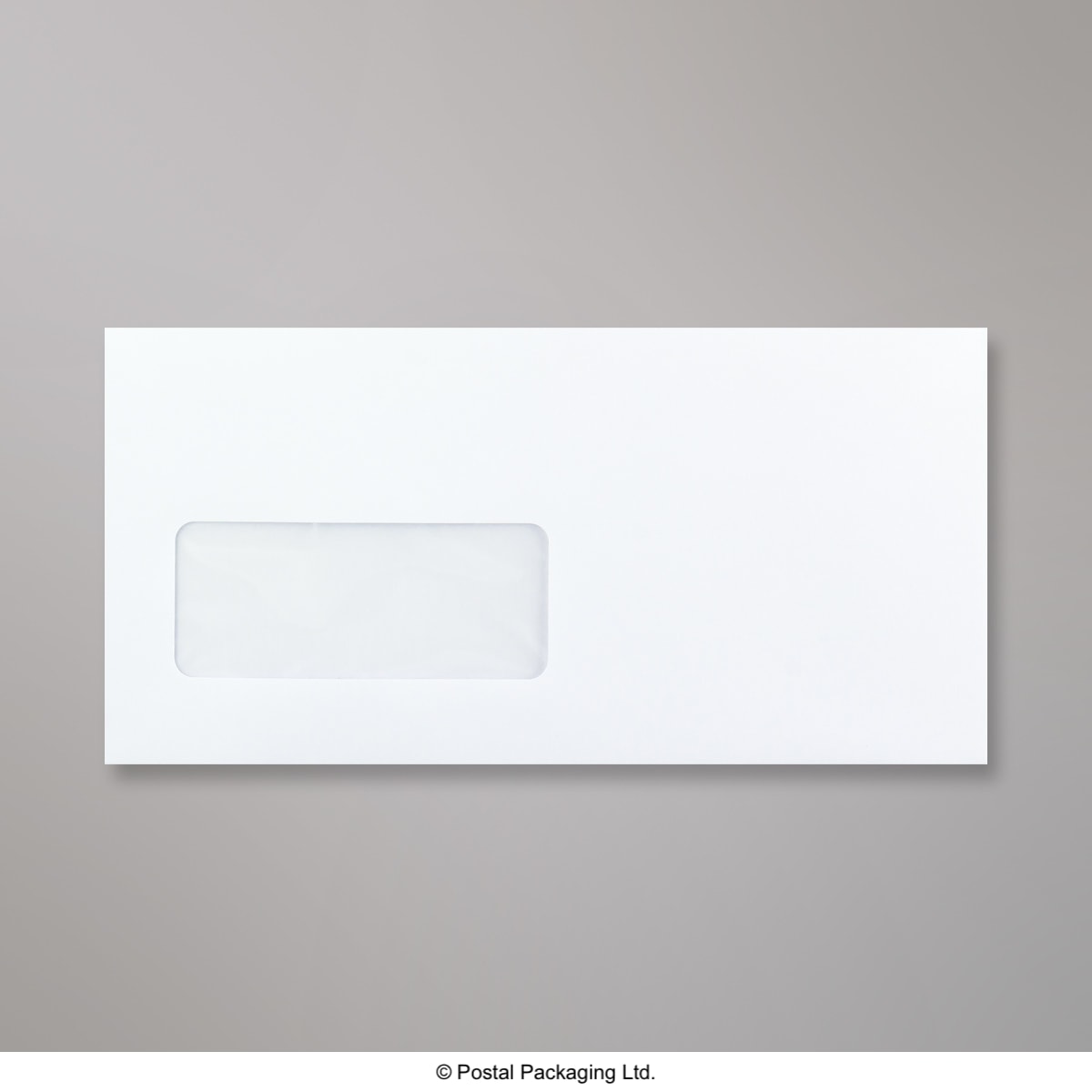 White Coloured Peel and Seal Envelopes - With Window 120gsm DL - 110 x 220m