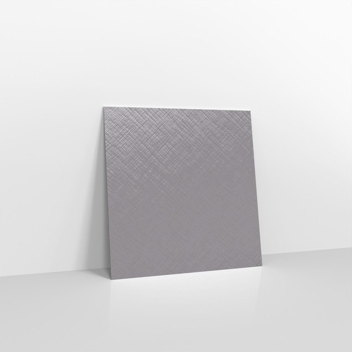 Mid Grey Textured Envelopes - Peel & Seal Square - 130 x 130mm