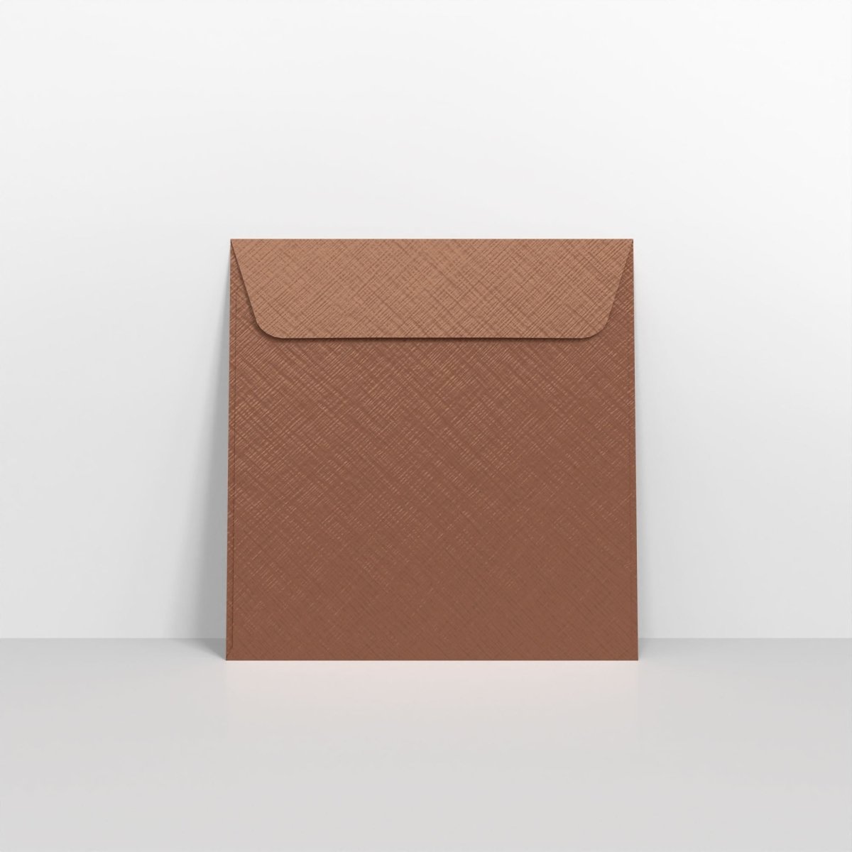 Bronze Ore Textured Envelopes - Peel & Seal Square - 155 x 155mm