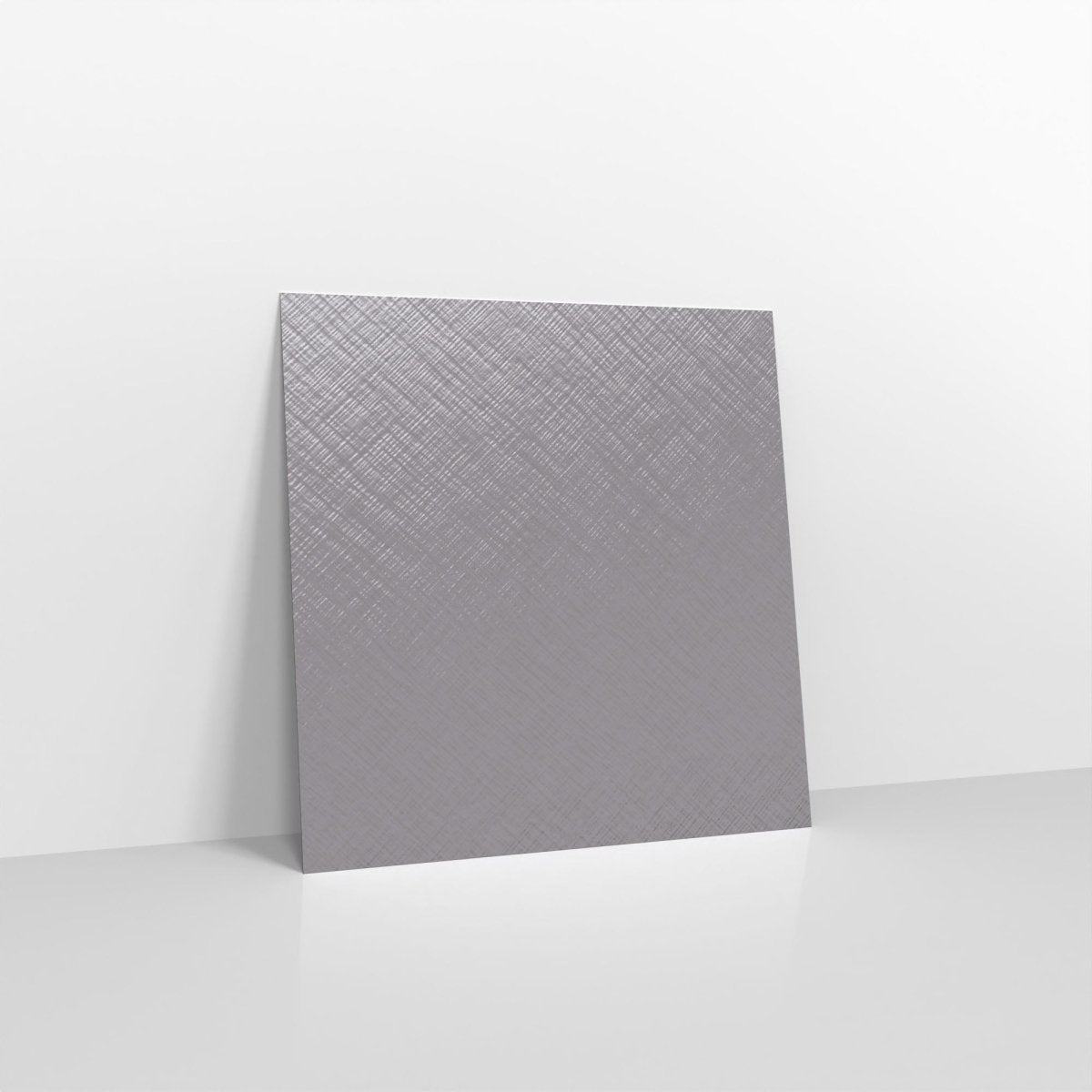 Mid Grey Textured Envelopes - Peel & Seal Square - 155 x 155mm