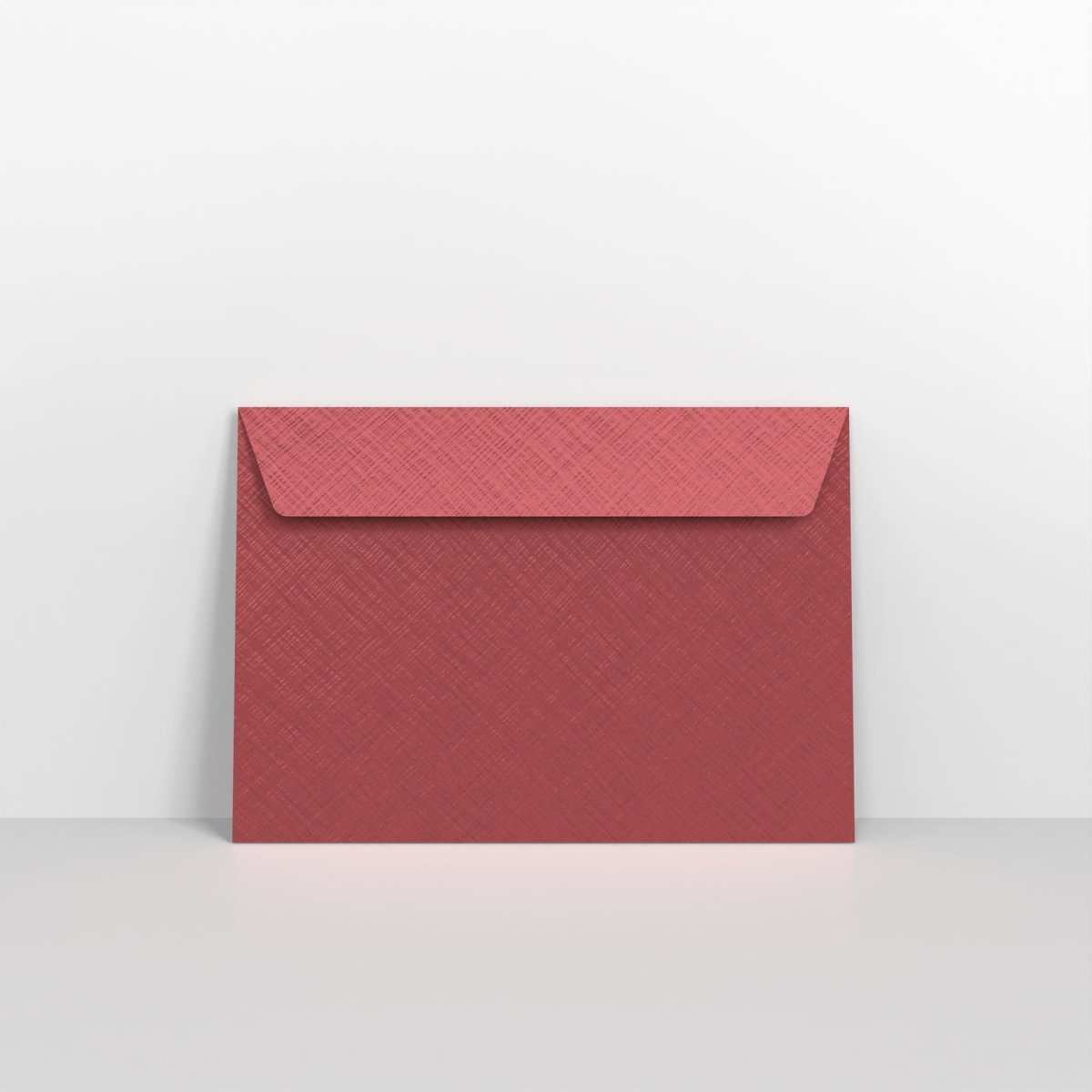 Red Textured Envelopes | Postal Packaging