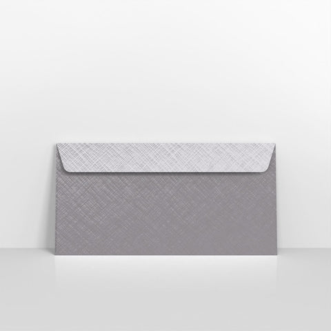 CEBDLMG - Mid Grey Textured Envelopes - Textured Envelopes